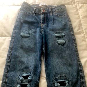 Abercrombie Kids High Rise Mini Mom Jeans
